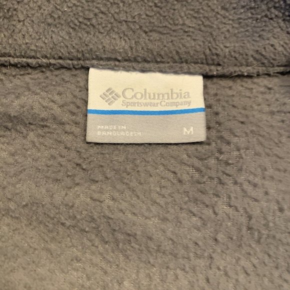 Columbia Cottonwood Par Half Snap Fleece Pullover Two Tone Jacket men's size M - Picture 3 of 7